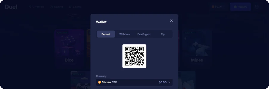 Duel Casino Calculations and payments