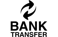 Bank transfer payment method icon