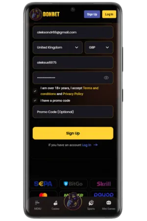 DonBet Promo Code